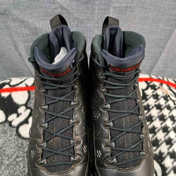 %Size 13 Nike Air Jordan 9 Retro Bred Men 302370-014 Black Red AJ15 main image 10